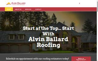 Alvin Ballard Roofing & Home Improvement website