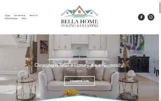 Bella Home Staging & Cleaning LLC website