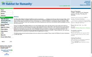 Habitat For Humanity Restore website