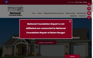 National Foundation Repair Inc of Thibodaux website