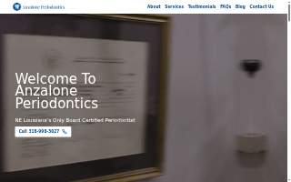 Anzalone Periodontics website