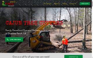 Cajun Tree Cutters website