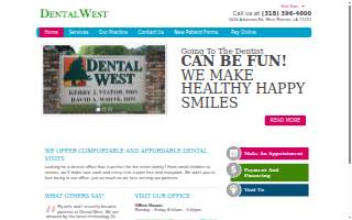 Dental West website