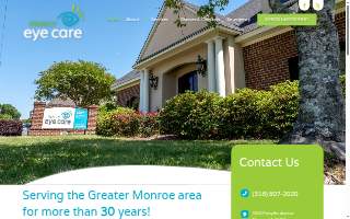 Family Eye Care of West Monroe website