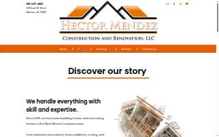 Hector Mendez Construction and Renovation, LLC website