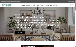 InHouse Interiors of West Monroe website