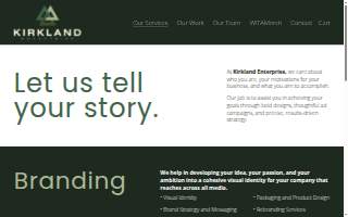 Kirkland Enterprise website