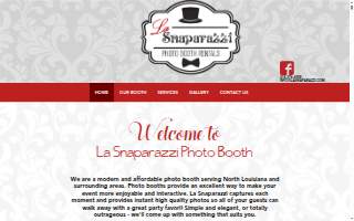 La Snaparazzi Photo Booth of West Monroe website