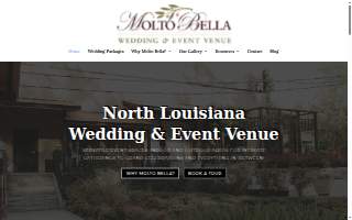Molto Bella Weddings and Events website