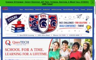 QuesTECH Learning of West Monroe website