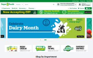 Super 1 Foods Pharmacy website