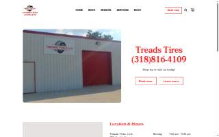 Treads Tires website