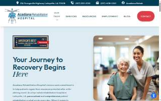 Acadiana Rehabilitation Hospital website