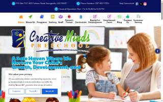 Creative Minds website