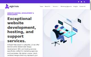 Eight Hats Website Development, Hosting, & Management Solutions website