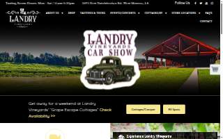 Landry Vineyards LLC of Youngsville website