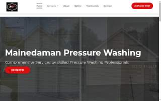 Mainedaman Pressure Washing of Youngsville website