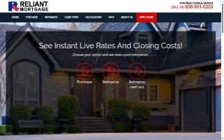 Reliant Mortgage LLC website