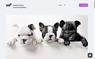 Pawsh Parlor Grooming Salon website