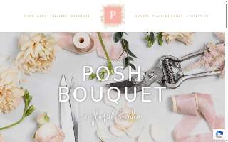 Posh Bouquet website