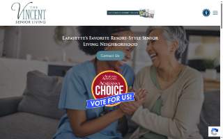 The Vincent Senior Living of Youngsville website
