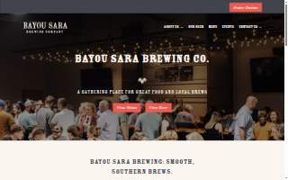 Bayou Sara Brewing Company website
