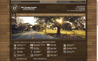 Charlet Funeral Home website