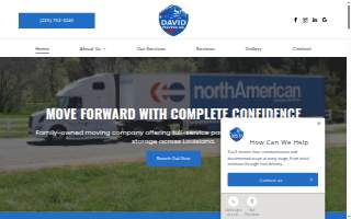 David Moving Company website