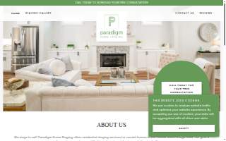 Paradigm Home Staging website