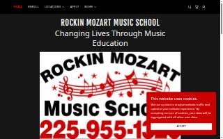 Rockin Mozart Academy website