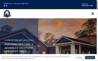 Advanced Dental Centers Weymouth website