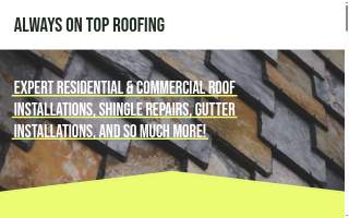 Always On Top Roofing website