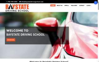 Baystate Driving School website