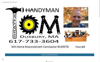 Handyman Tom Brayer of Abington website