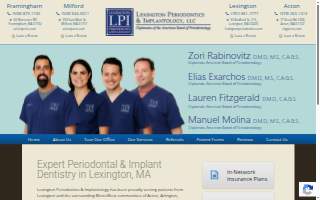 Lexington Periodontics & Implantology, LLC of Abington website