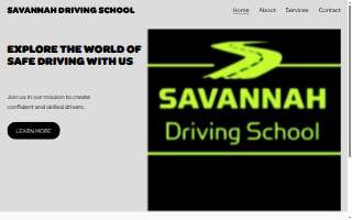 Savannah Driving School of Abington website