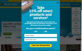 The UPS Store of Abington website