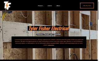 Tyler Fisher Electrical website