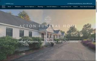 Acton Funeral Home website