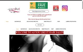 As You Like It website