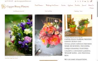 Copper Penny Flowers of Acton website
