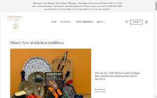 Kitchen Outfitters website
