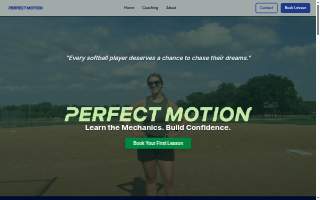 Perfect Motion Sports Therapy website
