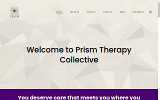 Prism Therapy Collective website