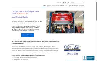 Sal's Auto and Truck Repair website