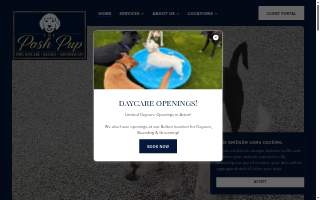 The Posh Pup Acton website