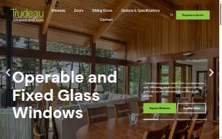 Trudeau Windows and Doors website
