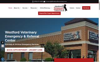 Westford Veterinary Emergency and Referral Center of Acton website