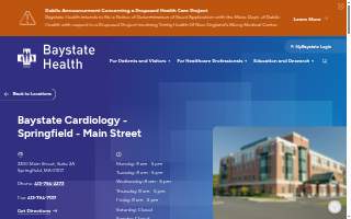Baystate Cardiology - Springfield physiciansield - Main Street of Agawam website