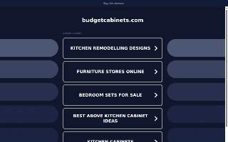 Budget Cabinets website